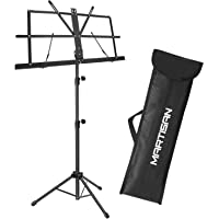 Los mejores  - MARTISAN Atril para Partitura Plegable Portátil Musica Metalico Soporte de Ajustables con Bolsa de Transporte